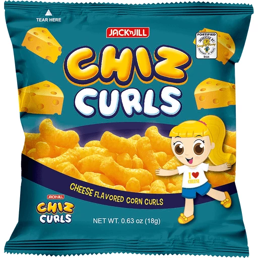 Jack 'n Jill Chiz Curls 18g
