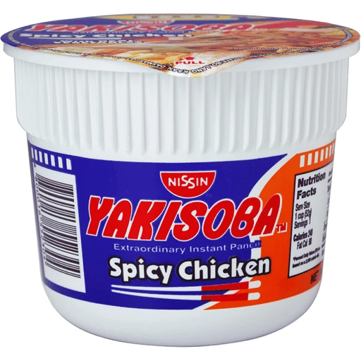 Nissin Yakisoba Mini Cup Spicy Chicken 52g