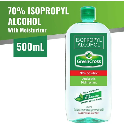 Green Cross Isopropyl Alcohol 70% Solution 500ml
