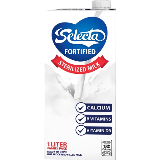 Selecta Sterilized Milk 1L