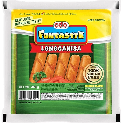 CDO Funtastyk Longganisa 440g