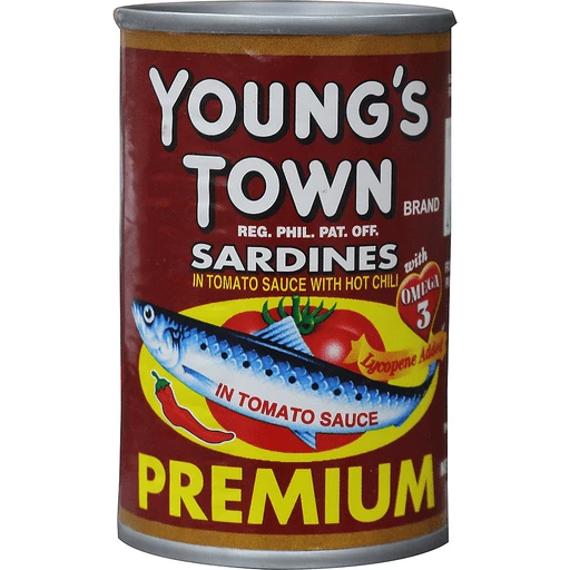 Young's Town Sardines in Tomato Sauce Chili 155g