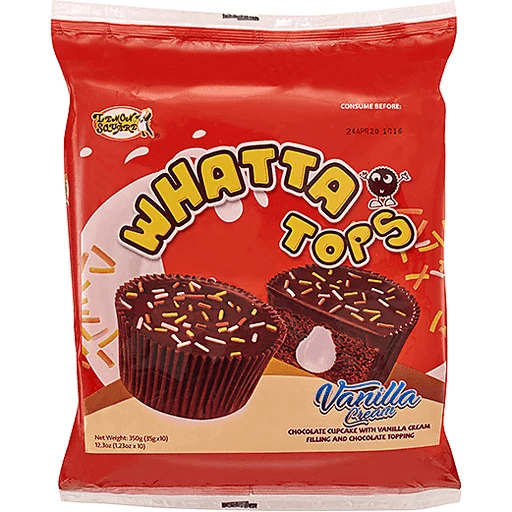 Lemon Square Whatta Tops Vanilla Cream 10s
