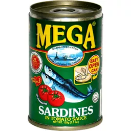 Mega Sardines in Tomato Sauce 155g