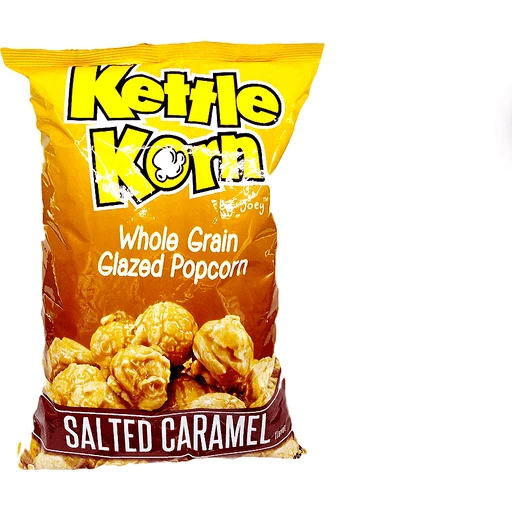 Kettle Korn Whole Grain Glazed Popcorn Salted Caramel 120g