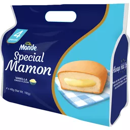 Monde Special Mamon Vanilla Cream Filling 48g x 4s