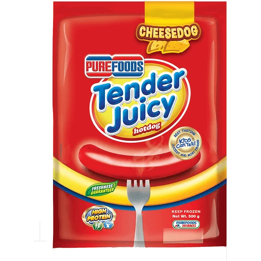Purefoods Tender Juicy Cheesedog 500g