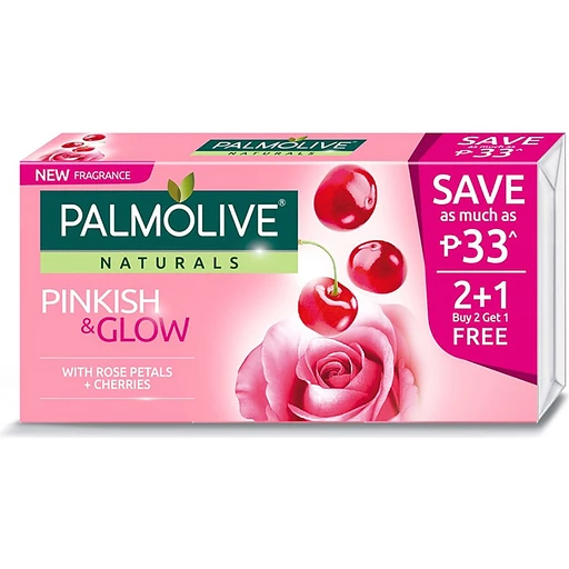 Palmolive Soap Pinkish Glow 115g x 3s