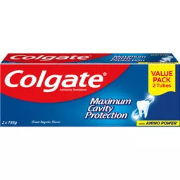 Colgate Great Regular Flavor Twin Pack 195g x 2s