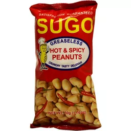 Sugo Greaseless Hot Spicy Peanuts 50g