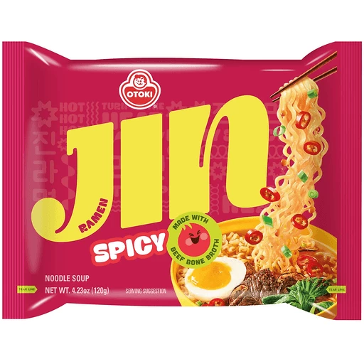 Otoki Jin Ramen Spicy Korean Instant Noodles 120g