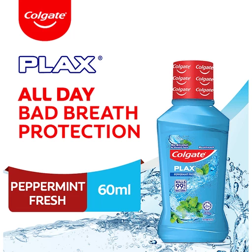 Colgate Plax Mouthwash Peppermint Fresh 60ml