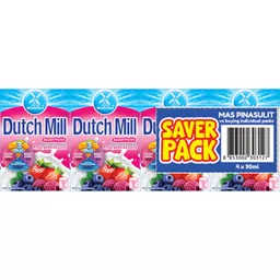 Dutchmill Dutch Mill Yoghurt Drink Mixed Berries 90ml x 4s