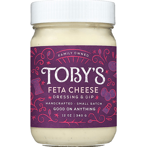 Chunky Feta Salad Dressing & Dip | 12 oz | Toby's Chunky Feta Salad Dressing & Dip | 12 oz | Toby's