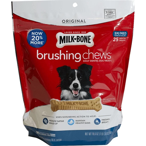 Milk bone brushing chews hot sale