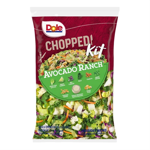 Dole Chopped Kit Avocado Ranch Salad