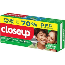 Close Up Green Menthol Twin Pack 120g x 2s
