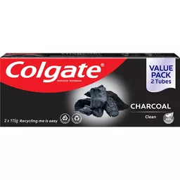 Colgate Charcoal Clean Twin Pack 115g x 2s
