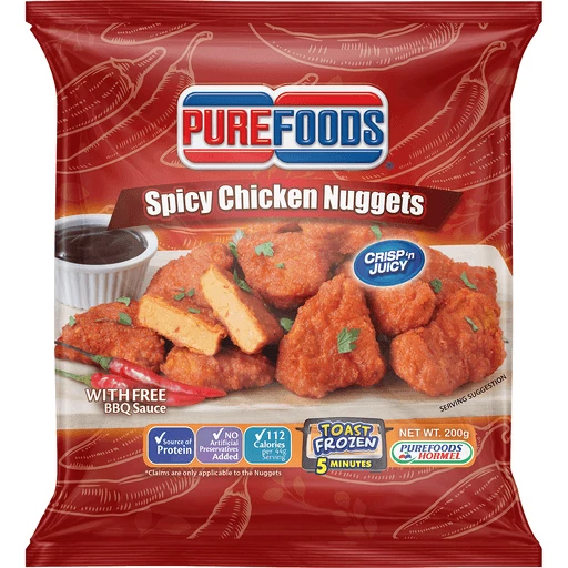 Purefoods Spicy Chicken Nuggets 200g