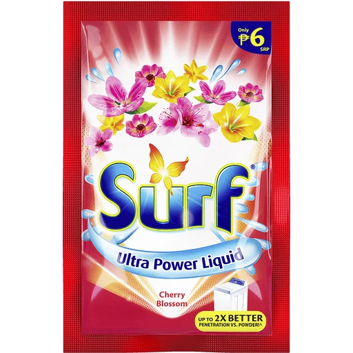 Surf Liquid Detergent Cherry Blossom 64ml x 6s