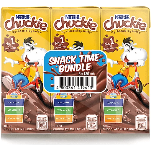 Nestle Chuckie Chocolate Drink 180ml x 6s