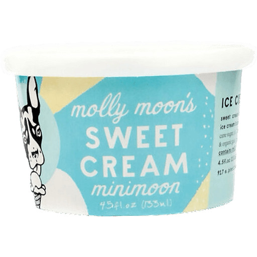 Molly Moon Raspberry Chip Mini Moons - Sweet Cream | Molly Moon's | Town & Country Markets