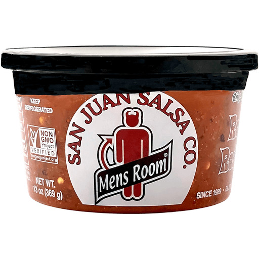 Salsa Retail Mens Room Roasted Red Salsa | San Juan Salsa | Town & Country Markets