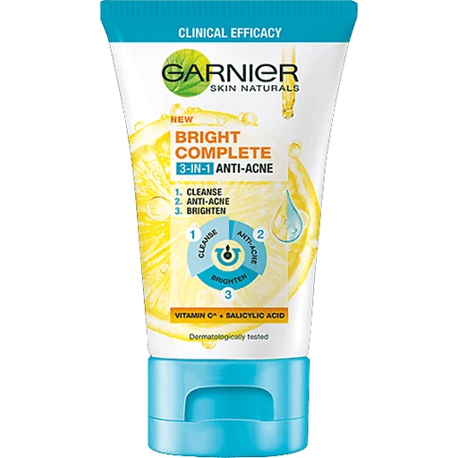 Garnier Bright Complete 3-in-1 Anti-Acne Cleanser 50ml