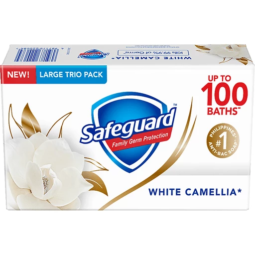 Safeguard Bar Soap White Camellia 115g x 3s