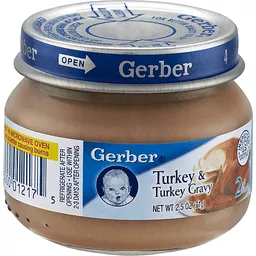 Gerber 2nd foods baby food deals turkey & turkey gravy