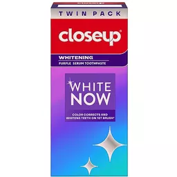 Close Up White Now Purple Serum Toothpaste 100g x 2s
