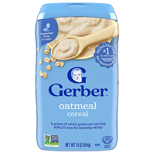 Gerber Non-GMO Oatmeal Cereal Baby Food 16 oz package | Baby & Toddler Food | DeCA