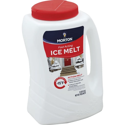 Morton Action Melt Fast Action Ice Melt Salt 12 lb jug