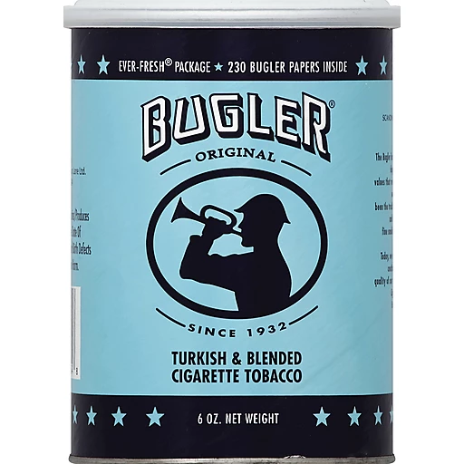 bugle cigarettes Bugler Cigarette Tobacco, Turkish & Blended, Original 6 oz | Loose Tobacco bugle cigarettes Bugler Cigarette Tobacco, Turkish & Blended, Original 6 oz | Loose Tobacco