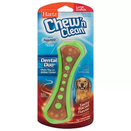 Clean Dental Duo Hartz Chew N Clean Safe To Eat Hartz Toy Treat
