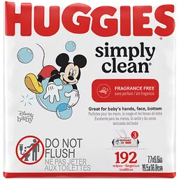 Huggies simply deals clean 704 wipes