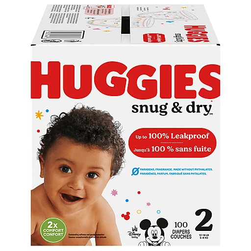 Huggies Diapers, (12 18 Lb), Disney Baby 100 ea Shop DeCA