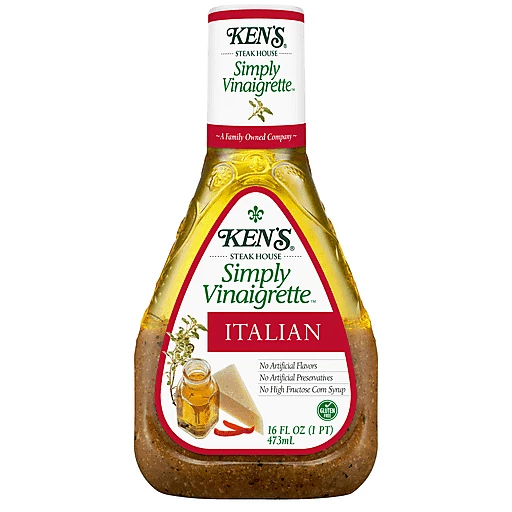 Ken's Steak House Gluten-free Simply Vinaigrette Italian Dressing 16 fl oz bottle | Salad Dressing & Toppings | DeCA Ken's Steak House Gluten-free Simply Vinaigrette Italian Dressing 16 fl oz bottle | Salad Dressing & Toppings | DeCA