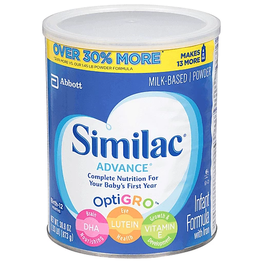 Similac Advance Infant Formula with Iron Milk-Based Powder Baby