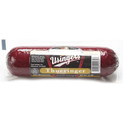 Usinger's Thuringer Summer Sausage lb package Hot Dogs