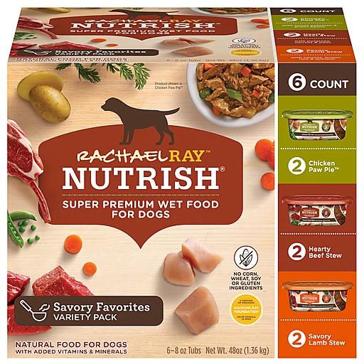 Rachael Ray Nutrish Natural Healthy Recipes Wet Dog Food Variety