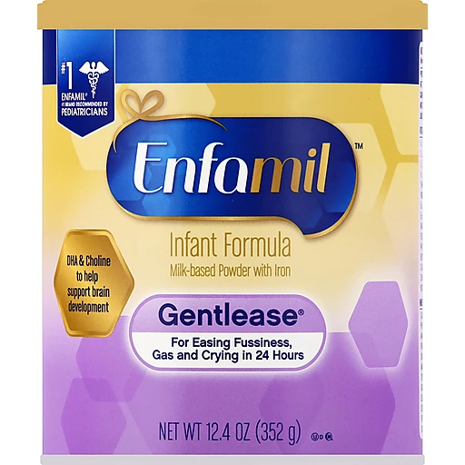 Enfamil Gentlease Infant Formula Iron Milk Formula 12.4 oz can