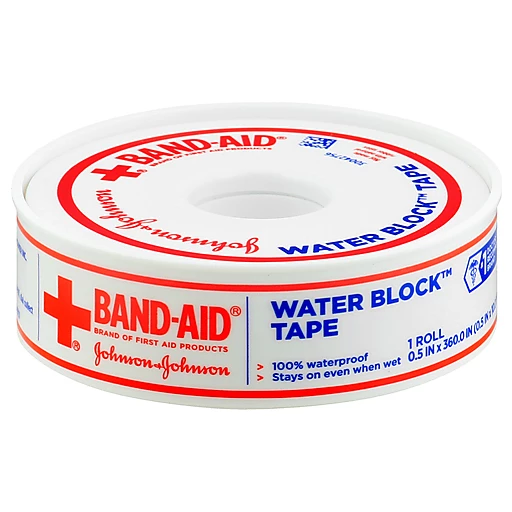 Band Aid Brand First Aid Water Block 100 Waterproof Self Adhesive