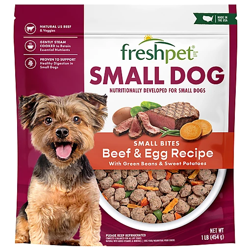 Freshpet Select Bite-Size Beef Egg Recipe Small Dog Food lb