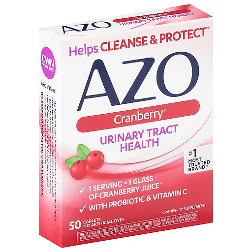 Azo Cranberry Urinary Tract Health Probiotic and Vitamin C Caplets