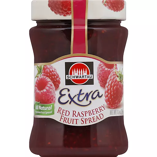 Schwartau Extra Red Raspberry Fruit Spread | Fig App