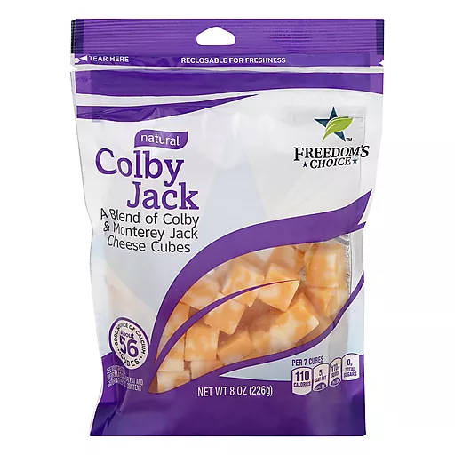 Freedom Snack Freedom'S Choice Colby Jack Snack Cubes | Fig App