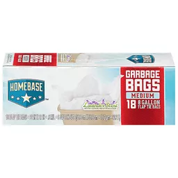 Home Base Flap Top 8 gal Medium Trash Bags, Trash Bags