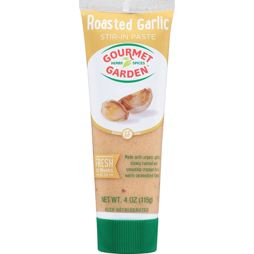 Gourmet Garden Gluten-free Roasted Garlic Stir-In Paste 4 oz tube