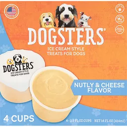 Dogsters Nutty Peanut Butter and Cheese Flavor Ice Cream Style
